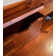 Calman Solid Wood Writing Desk with Power Outlet