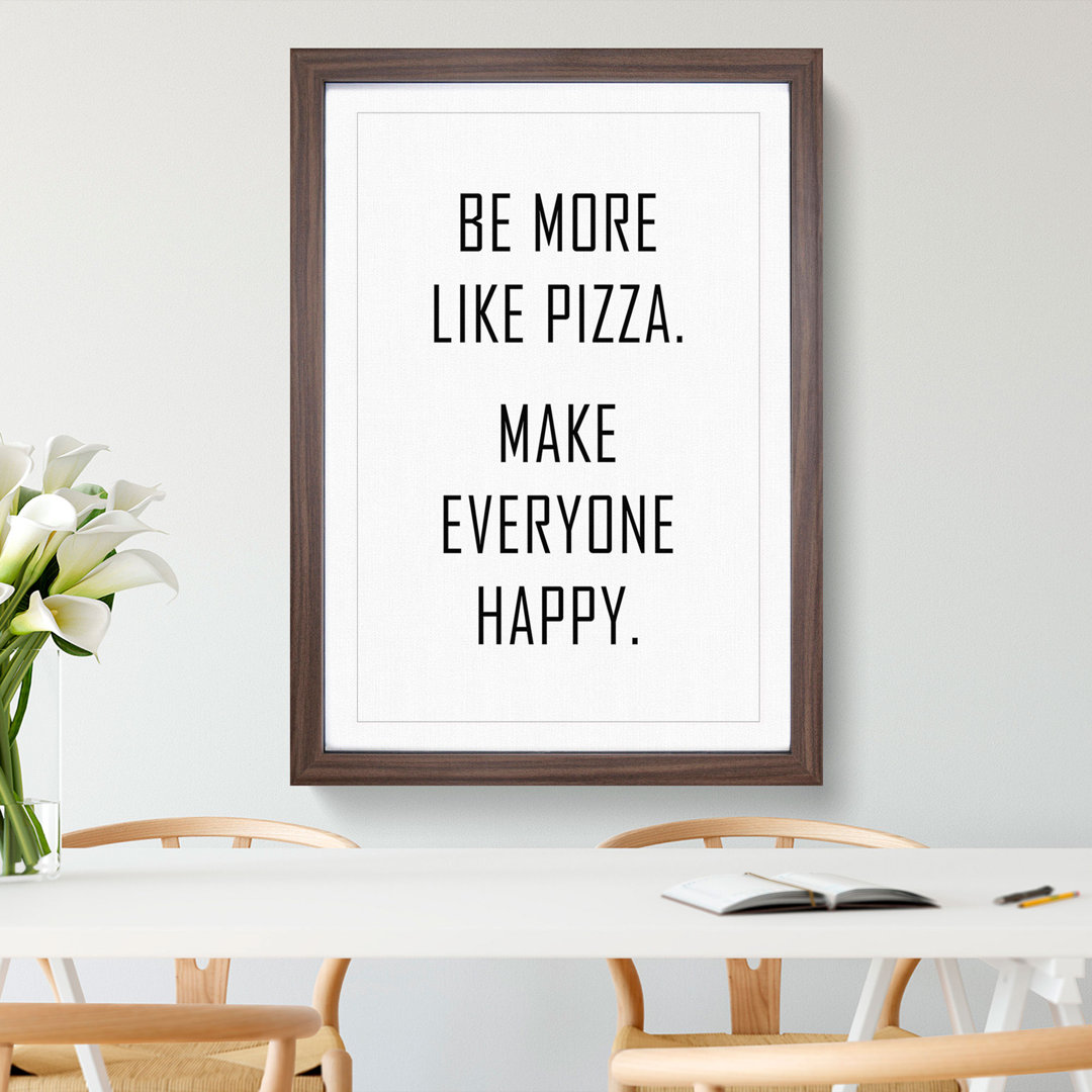 Like Pizza - Picture Frame Typography