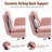 Cross-Legged Home Office Chair with Dynamic Airbag Back Support, Flip-Up Armrests-1332105235