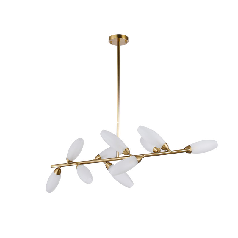 Luminaire suspendu linéaire 10 lumières