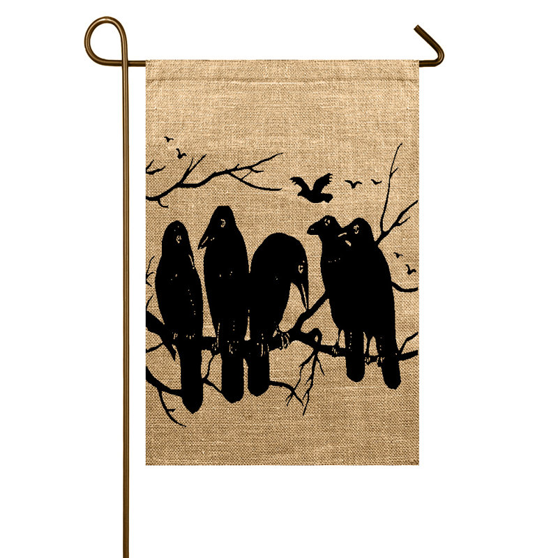 Drapeau de jardin crow