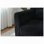 Chaise d'appoint moderne en bois massif chenille l 28,34 po x P 28,74 po x H 37,6 po Sunco