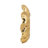 S/2 Gold Rose Hanging Wall Accents