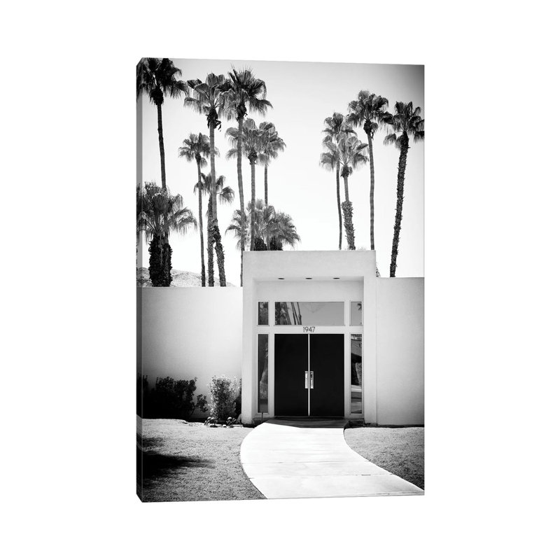 Palm Springs House II by Philippe Hugonnard - Wrapped Canvas Print, 30.48 cm H x 45.72 cm W