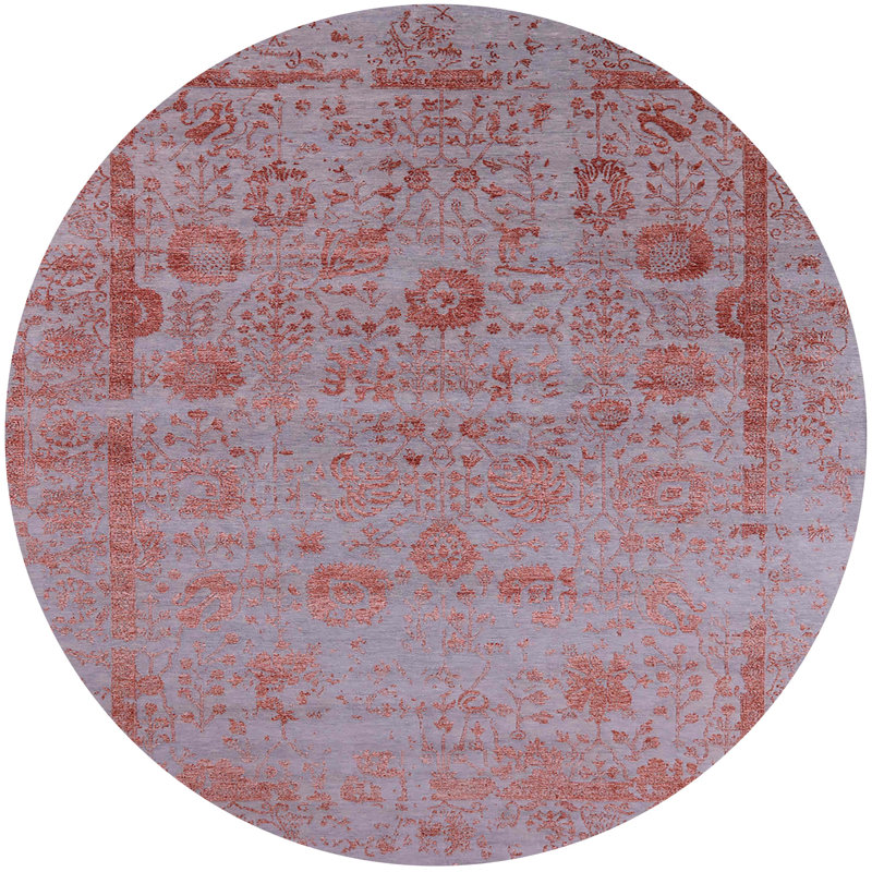Oriental Indoor Rug, Round 3'