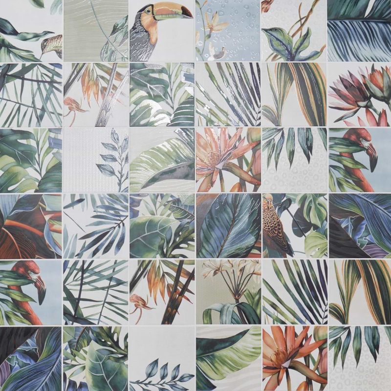Angela Harris Wilder 7.87 In. X 7.87 In. Matte Porcelain Wall Tile (10.76 Sq. Ft. / Case)