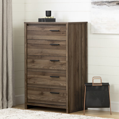 Commode 5 tiroirs 30,5 po avec lentille
