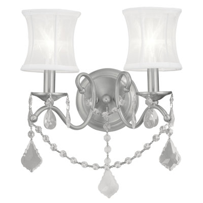 Evannah Steel Flush Mounted Sconce