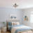 Sputnik Bohr Glass Flush Mount Light Sputnik Light Fixture Bathroom Ceiling Light Bedroom Lights for Ceiling Entryway Light Fixture