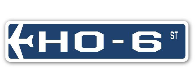 Plaque de rue Banda HO-6 Air Force, H 7 po x l 30 po x P 1 po