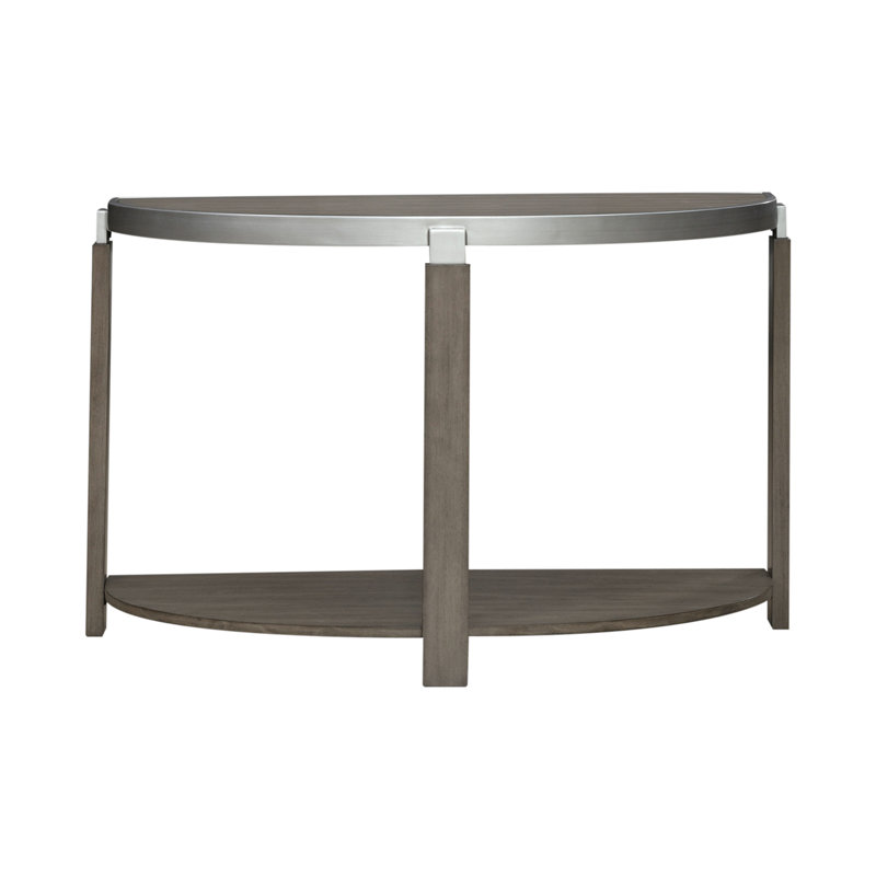 Table de canapé Colyt avec tablette inférieure ouverte