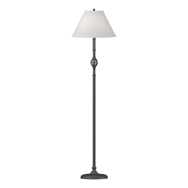 Lampe sur pied 45 "Twist Basket, Fer naturel, Anna ton naturel