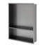 Stainless Steel Shower Niche , Gunmetal Black-423628404-423628403
