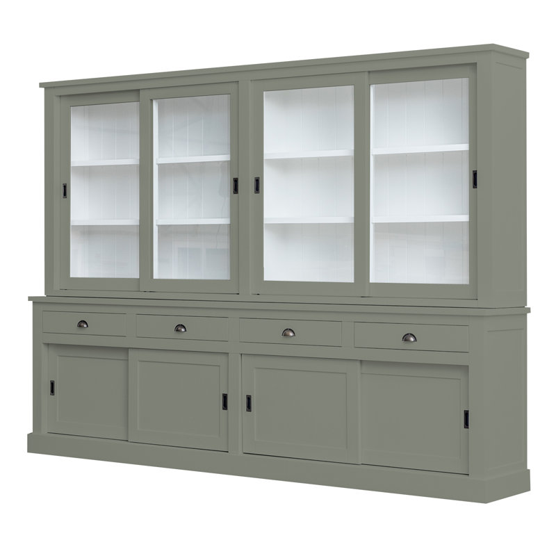 Butler Display Cabinet, Concrete Grey 