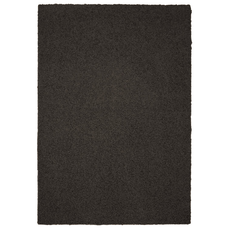 Tapis touffeté chocolat