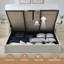 Lit plateforme tapissier avec rangement Braya Luxury Boucle-123040676-123040674