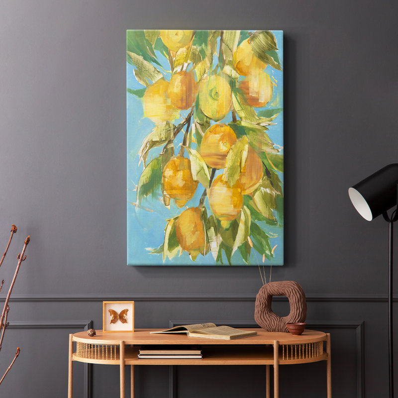Joli citron - Cavas enveloppés de galerie, H 36 po x l 24 po