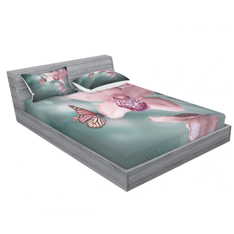Microfiber Sheet Set, Full/Double Sheet Set with Fitted Sheet