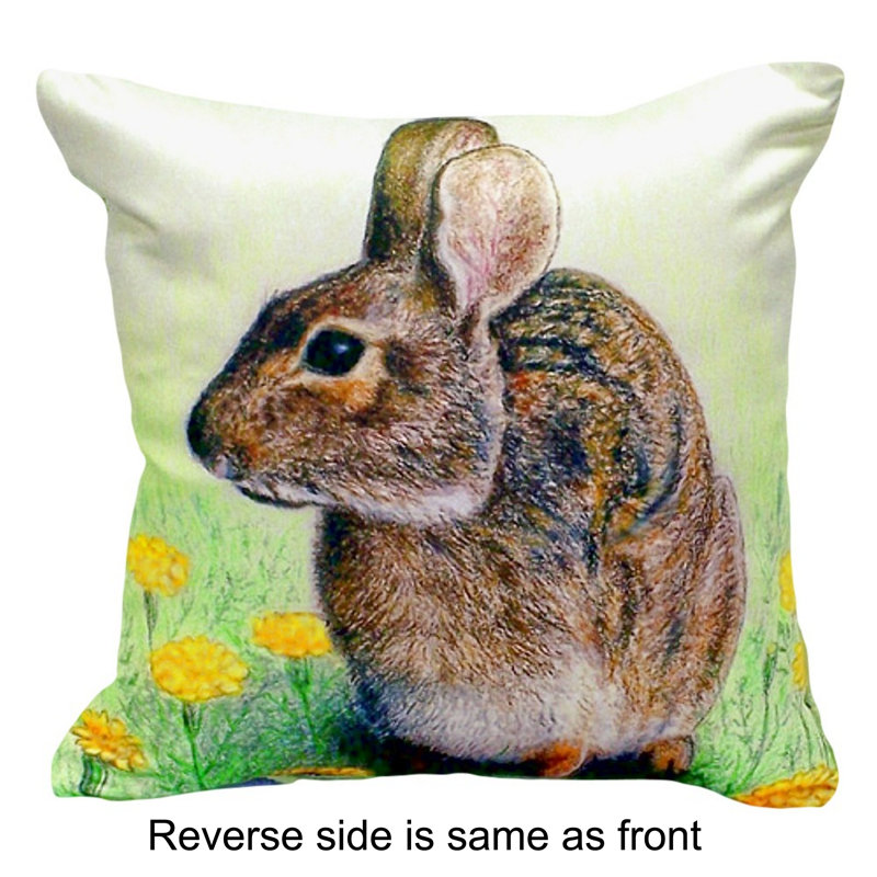  Coussin Rabbit, H 12 po x l 12 po