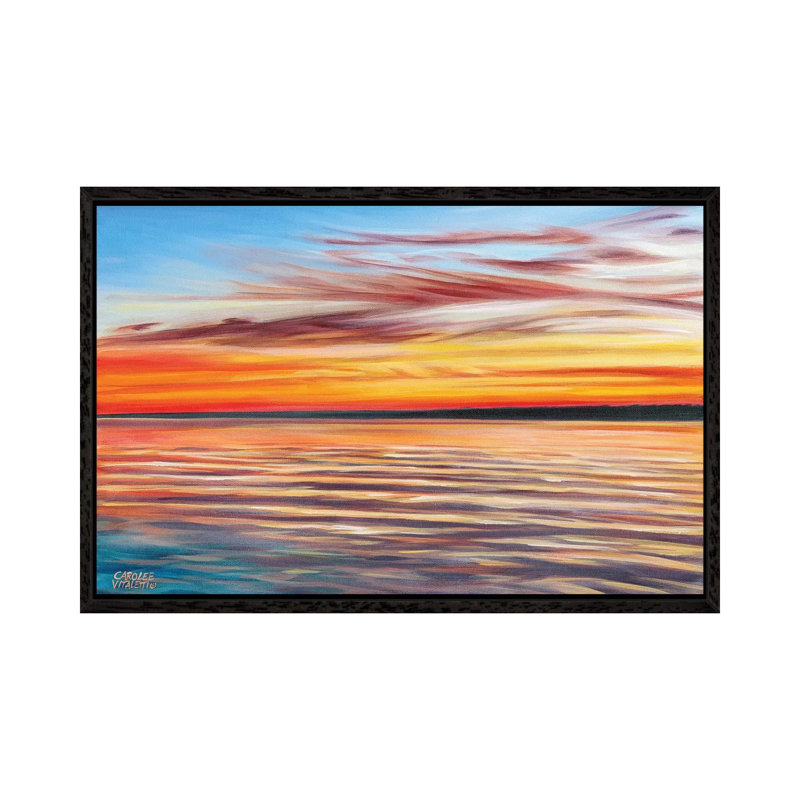 Tranquil Sky I 1 Piece Wall Art on Canvas, 66.04 cm H x 45.72 cm W, Black Framed