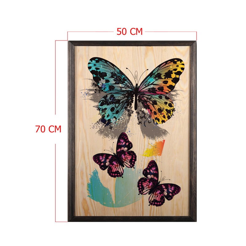 Anonymous - Single Picture Frame Painting on Wood, 70cm H x 50cm W x 1.5cm D