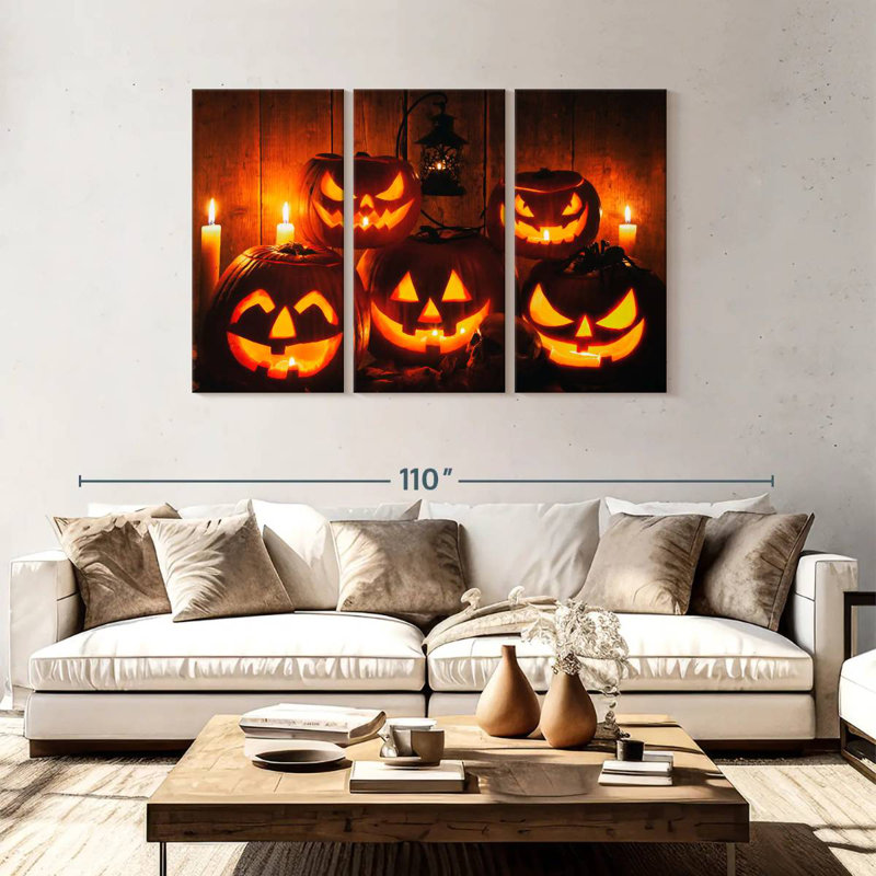 Lanternes d'Halloween Lelend, H 48 po x l 74 po