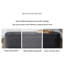 Repose-pieds avec rangement en laine d'agneau-2130908798