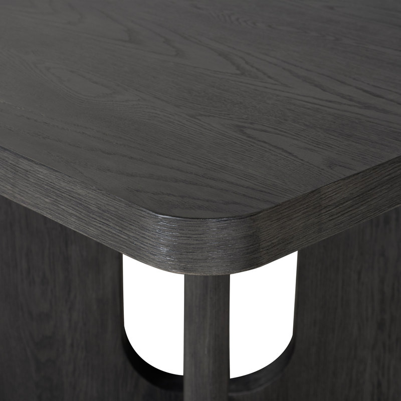 Ensemble de table de salle à manger à hauteur de comptoir Doloros, Gris cendre