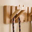 Rubberwood Wall 10 - Hook Coat Rack