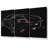 Bugatti Veyron Psychedelic Rear - 3 Piece Wrapped Canvas Print-393225296