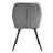 Modern Upholstered Dining Armchairs with Channel Tufted Back and Metal Legs-1310945645