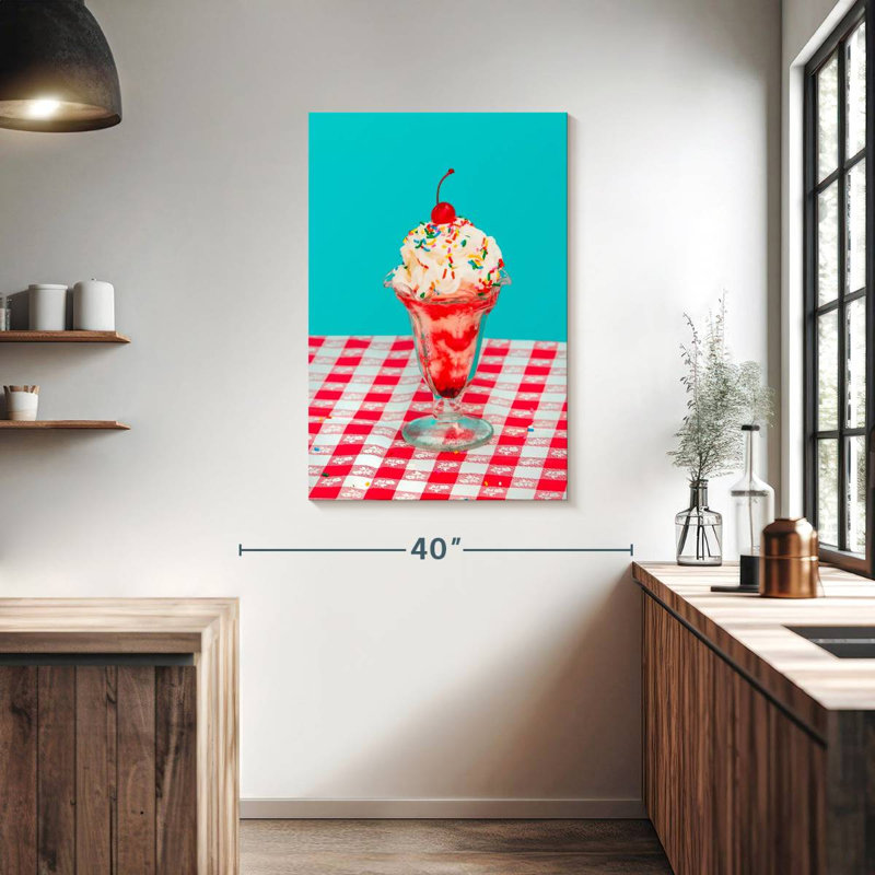 Yarlin Ice Cream Sundae, 39" H x 26" W