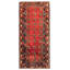 One-of-a-Kind 3'11" X 8'10" 1980s Runner Wool Area Rug in Red