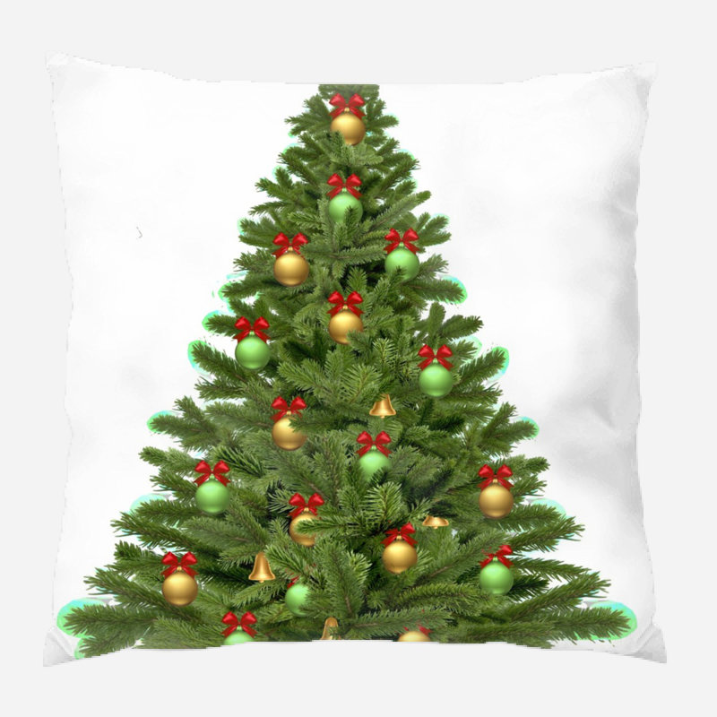 Canvas Outdoor Reversible Throw Pillow