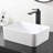 SOUEEUM 12'' White Ceramic Rectangular Bathroom Sink