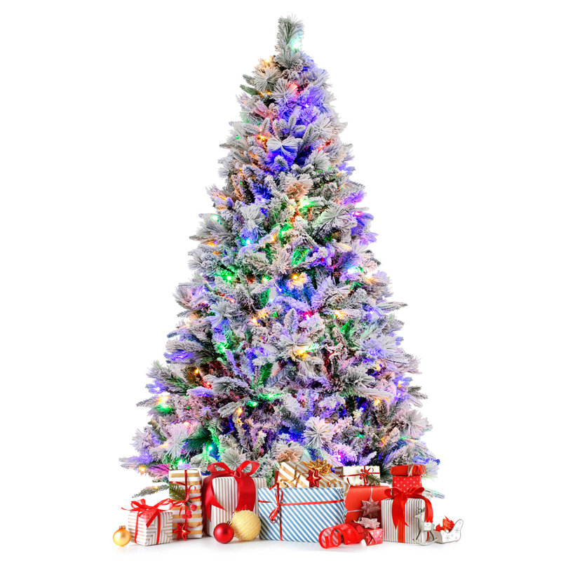 Arbre de Noël illuminé pin artificiel, 6 pi