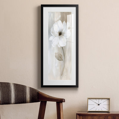 Peinture sur papier encadrée