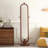 Oval Solid Wood Full Length Mirror