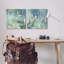 Sunlit Daisy Field par Kate Carrigan - ensemble de 2 reproductions sur toiles tendues-478863978