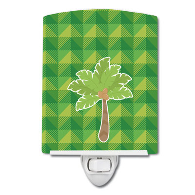 Palm Tree Ceramic Night Light
