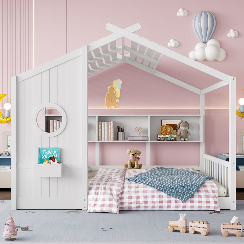 Lit double pleine grandeur pour tout-petit, Blanc, Double