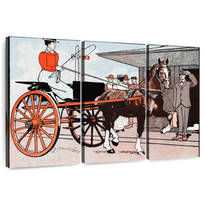 Woman In A Horse Carriage