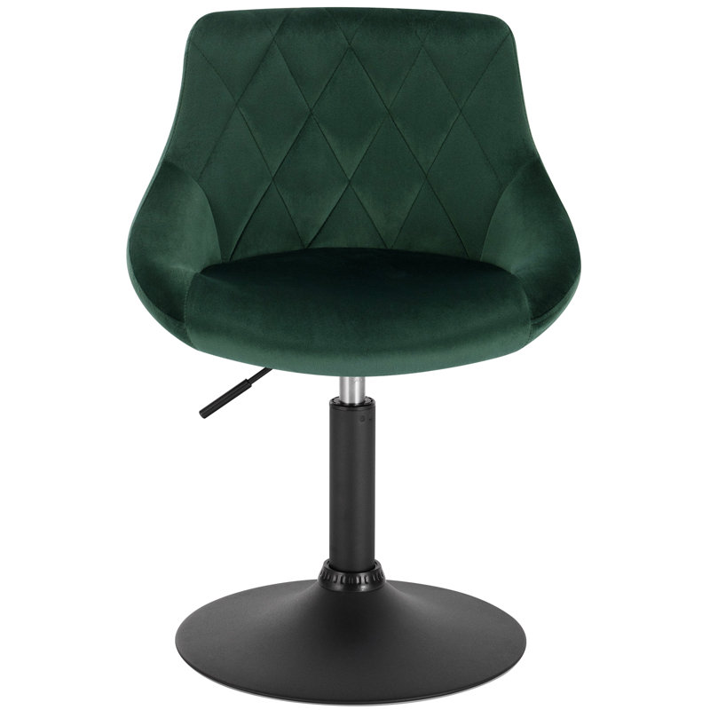 Blasco Swivel Adjustable Height Stool, Dark Green