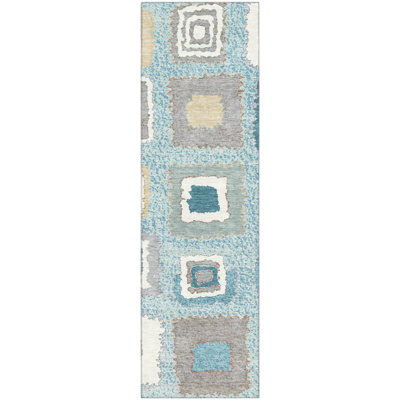Premium Machine Washable Ariel Geometric Rug