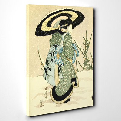 Utagawa Kuniyasu - Wrapped Canvas Painting