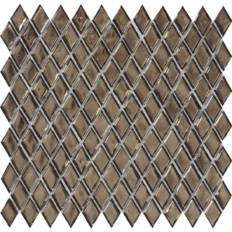 1" x 1.5" Glass Random Mosaic Wall & Floor Tile, Gold