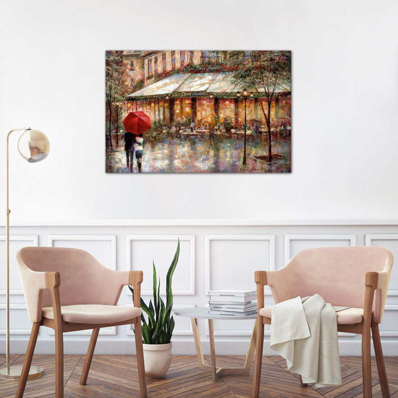 Les Deux Amants by Ruane Manning - Wrapped Canvas Painting, 101.6 cm H x 66.04 cm W x 3.175 cm D