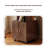 Rotating Bookshelf, 360 Degree Left and Right Rotation Floor Standing Bookcase, Multi-Functional Bookshelf Organizer, with Storage Cabinet-610956332