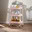 Petit chariot roulant à 3 niveaux, organisateur de rangement en métal, chariot de salle de bain de cuisine, tablettes de bureau-287490651-287490656