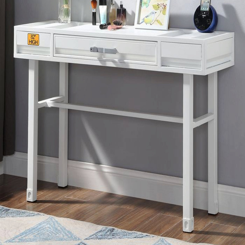 Bureau de meuble-lavabo blanc, Blanc